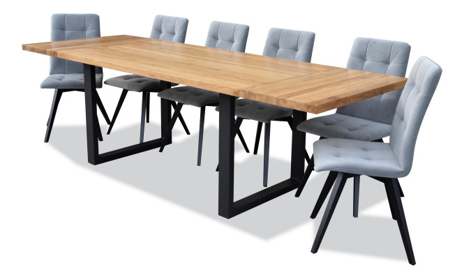 Esstisch 6x Stühle Klassische Garnitur Esszimmer 7tlg.Set Rechteckig Tisch Stuhl