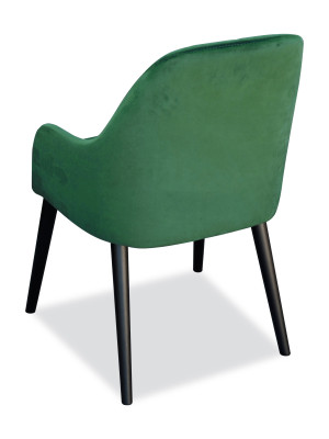 Esszimmer Stühle Stoff Set 8x Sessel Stuhl Designer Holz Textil Polster Stühle