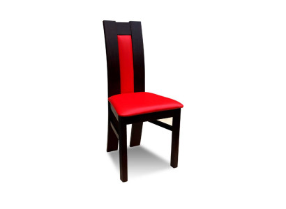 MASSIVHOLZ STUHL HOLZ DESIGNER ROT STUHL ESSZIMMERSTUHL KLASSISCH DEKORATIVE