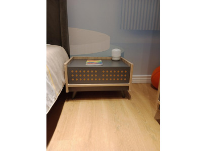 Edles Kinder Nachttisch Designer Möbel Kinderzimmer Konsole Tische Grau