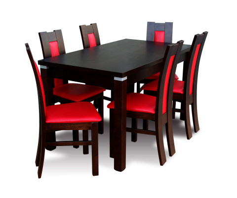 Lehnstuhl Stil Möbel Esszimmer Garnitur Stuhl Gruppe Tisch 7tlg. Set Sets Neu