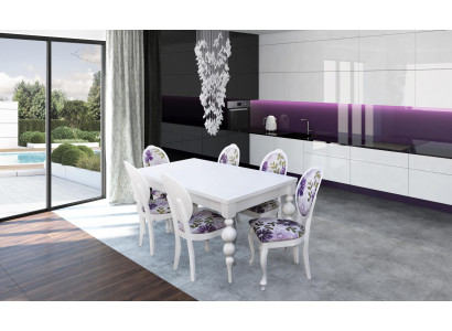 Esstisch 6x Stühle Essgruppe Esszimmer Set Klassischer Tisch 7tlg Set Stuhl neu