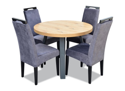 Esstisch 4 x Stühle Esszimmer Set Essgruppe Moderne Stuhle Tisch Tische 5tlg.