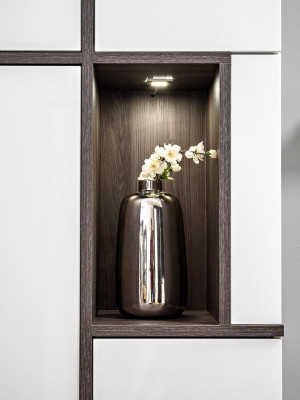 Weiß Schrank Stil Modern Luxus Wohnzimmer Designer Holz Möbel Neu