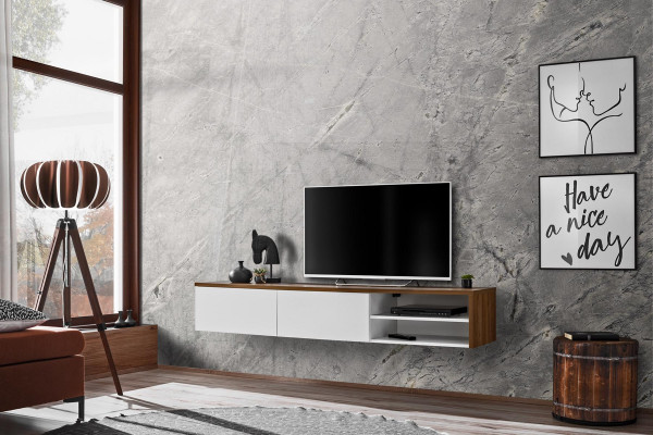Designer Luxus TV Ständer Wohnzimmer Holz Lowboard Modern Neu Möbel
