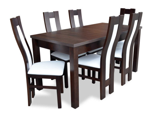 Esszimmer Tisch Klassische Stuhlgruppe 6x Stühle 7tlg. Set Sitzgruppe