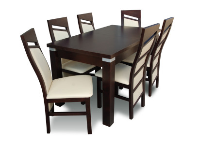 Esstisch 6 Stühle Sitzgarnitur Tisch Stuhl Set Esszimmer Garnituren Design