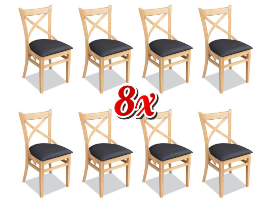 Esszimmer Restaurant Esszimmer Design Stuhl 8x Stühle Set Sessel Gastronomie Neu