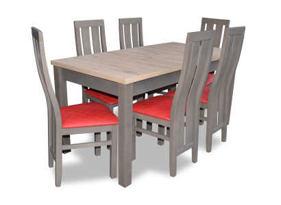 Esstisch Sitzgarnitur Tisch Stuhl Set Esszimmer Garnituren Design Sets