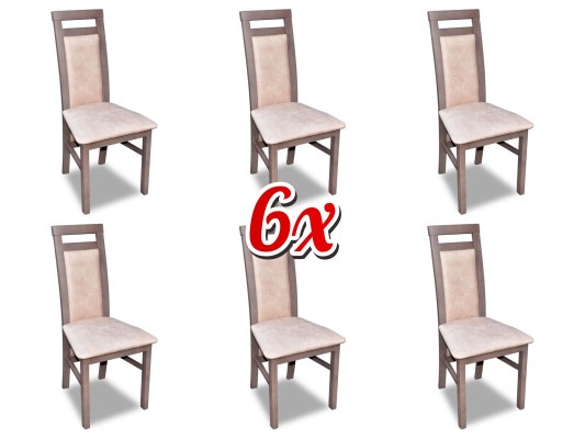 Lehnstuhl Gruppen Garnitur Esszimmer Stuhlgruppe Komplette Set 6x Lehn Stühle