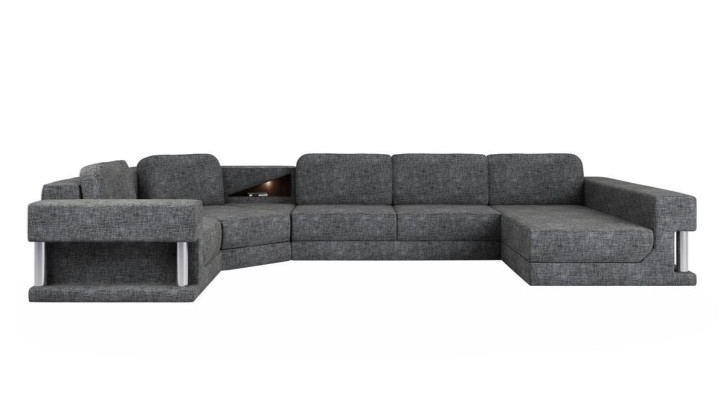 Ecksofa U Form Bettfunktion Schlaf Sofa Neu Wohnlandschaft Multifunktion Couch