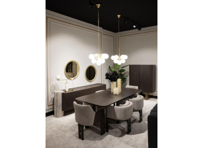Essecke Esszimmermöbel Essgruppe Braun 11tlg Esszimmer Esstisch Holz
