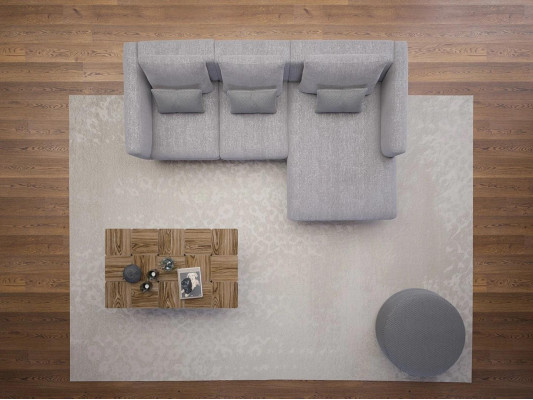 Wohnzimmer Komplett 4tlg 2x Sessel mit Ecksofa L-Form Designer Holz Couchtisch