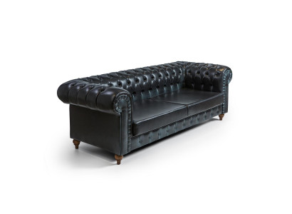 Moderne Chestefield Sofa Couch Dreisitzer Luxus Polstersofas Designer