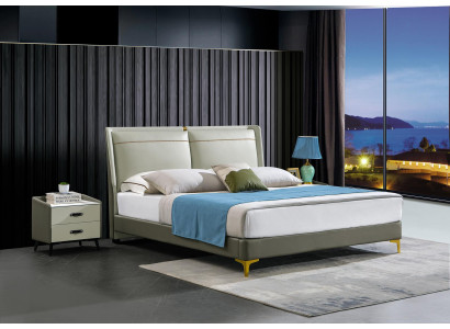 Schlafzimmer 3tlg. Set Bett 2x Nachttisch Konsole Betten Doppel Hotel