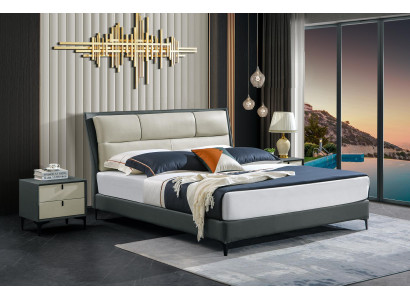 Schlafzimmer Bett Nachttische 3 tlg Set Luxus Design Betten Holz Doppelbett