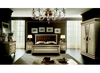 Design Schlafzimmer Garnituren Komplett Bett Kommode Nachttisch 6tlg. Set Möbel