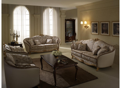 Luxus Klasse 3+2 Italienische Möbel Sofagarnitur Couch Sofa arredoclassic™