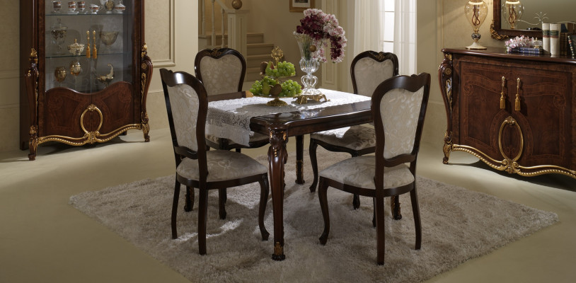 Esstisch + 4x Stühle Stuhl Esszimmer Set Essgruppe Modern Tisch Tische Garnitur