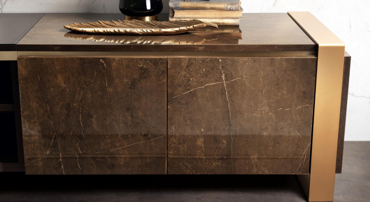 Luxus Kleider Schrank Designer Kleiderschränke Hochglanz Möbel Wohnen Holz Neu