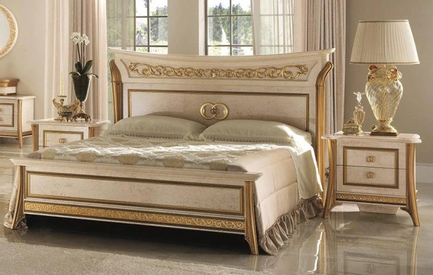 Bett Design Luxus Doppel Hotel Betten Schlaf Zimmer 180x200 arredoclassic Möbel