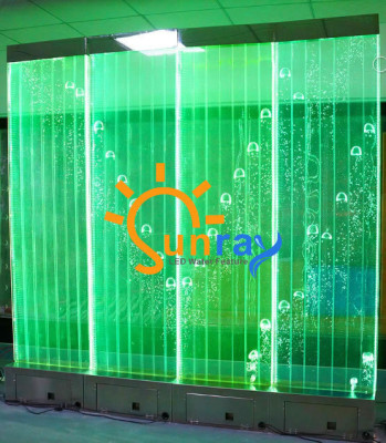 Wandpaneel LED Wasserwand Wasser Wände Wasser Modern Blasen Dekorative Wand