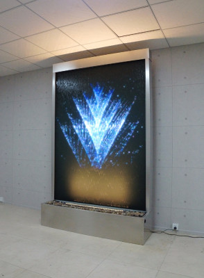 Wasser Wand Water Wall Säule Unterschrank Ragal Vitrine Wasserwände