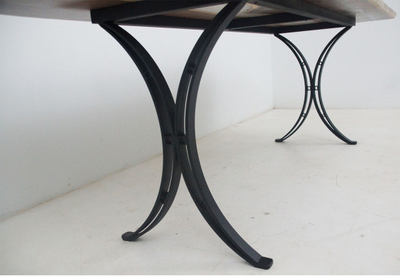 Esstisch Meer Wasser River Echtes Holz Flusstisch 220x110 Tische