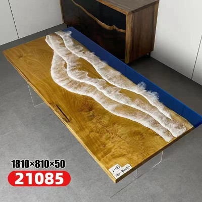 Tische Esstisch Design Tisch Moderne Meer Fluss Möbel 181x81 Epoxid