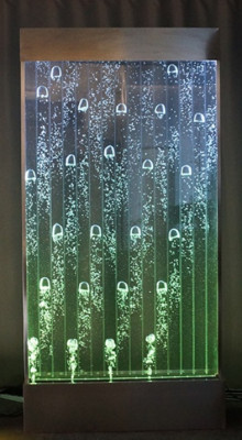 Wandpaneel mit Wasserblasen LED Dekorative Wasserwand Designer Wasser Wand