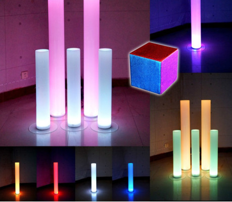 Wasser Säule 12x60 Wasserwand Säulen Wand Trennwand Led Beleuchtet