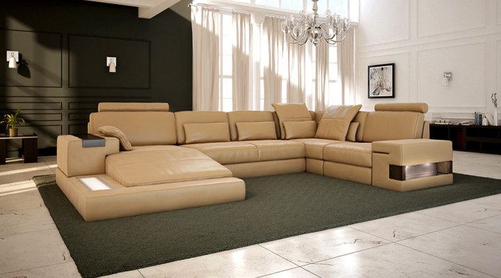 Elegantes Designer-Ecksofa in U-Form – Exklusives Wohngefühl erleben