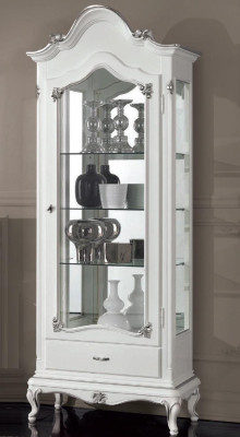 Vitrinen Glas Schrank Italienische Möbel Vitrine Wohnzimmer Anrichte Schränke