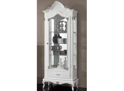 Vitrinen Glas Schrank Italienische Möbel Vitrine Wohnzimmer Anrichte Schränke