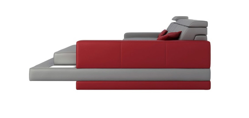 Eck L Form Textil Sofa Design Ledersofa Ecksofa Polster Eck Couch Sitz Couchen