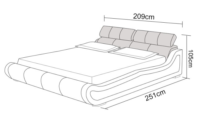 Wasserbett Hotel Doppelbett Betten Mit USB Komplett Lederbett Polsterbett Wasser