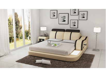 Wasserbett Hotel Doppel Bett Betten Komplett Lederbett Polsterbett Wasser LB8811