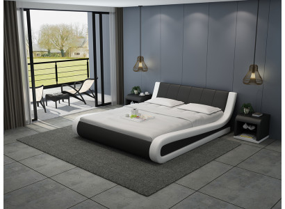 Wasserbett Hotel Doppelbett Betten Komplett Lederbett Polsterbett Wasser + USB