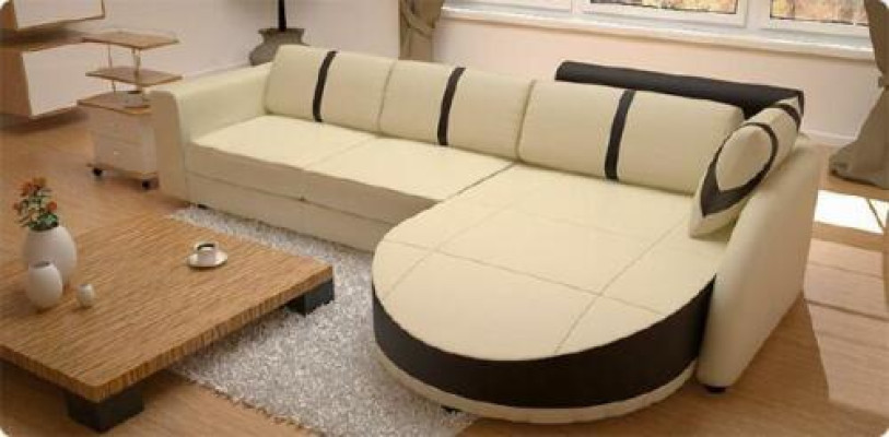 LEDERSOFA mit USB ECKSOFA MIT BETTFUNKTION DESIGNERSOFA SCHLAFSOFA NEU MINI COLO