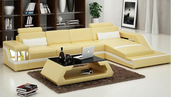 LEDERSOFA XXL WOHNLANDSCHAFT GARNITUR USB LEDER ECKSOFA Maßanfertigung HH4
