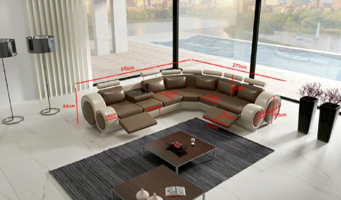 TEXTIL SOFA DESIGNERSOFA COUCH ECKSOFA WOHNLANDSCHAFT ECK NEU GARNITUR LEDER !!!