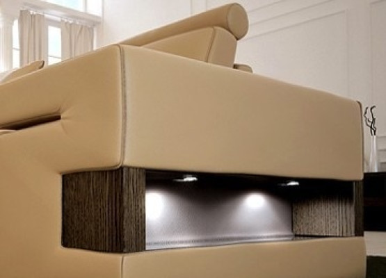 Ledersofa USB Moderne Sofagarnitur 3+2+1 Couch Sitz Polster Sofa Garnitur Set