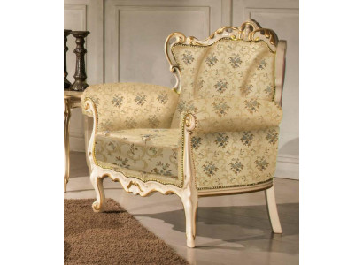 Ohrensessel Luxus Stoff Sitz Design Polsterung StileElisa Textil Einzelsitz neu