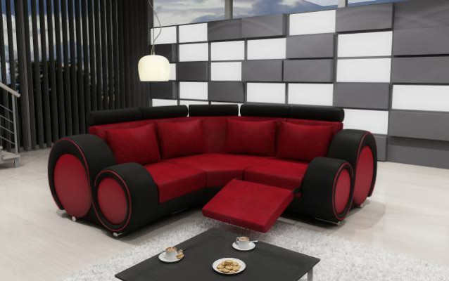 STOFFSOFA WOHNLANDSCHAFT SOFA RELAXFUNKTION COUCH ECKSOFA Massanfertigung USB