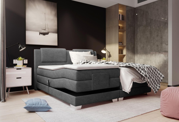 Textil Design Bett Doppel Betten Luxus Ehe Boxspring Hotel Matratze Schlafzimmer