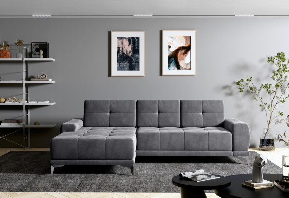 Ecksofa Sofa Couch Polster Leder Eck Sofas Garnitur Design Wohnlandschaft Neu