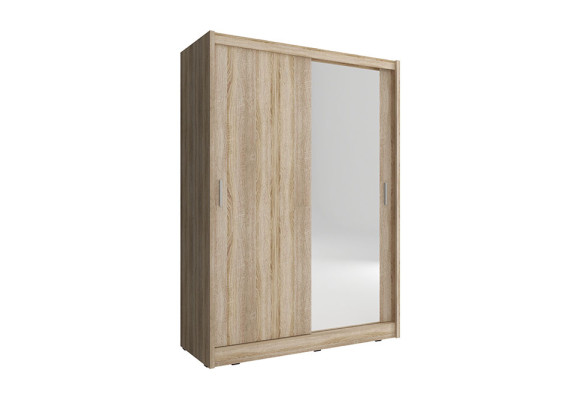 Mehrzweck Schrank 150cm Aufbewahrungs Regale Kleiderschrank Garderobe