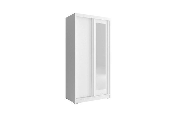 Design Kleider Schrank Schiebe Schränke Holz Schwebe Türen Kleiderschrank 100cm