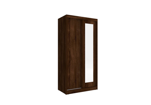 Design Kleider Schrank Schiebe Schränke Holz Schwebe Türen Kleiderschrank 100cm