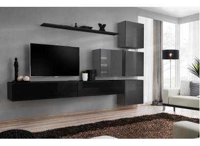 Wohnzimmer Design Komplett Wohnwand Wandschrank Luxus Garnitur Schrank